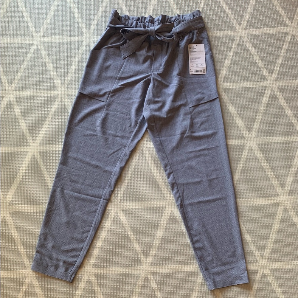 Athleta plaid skyline pant 2 veuc